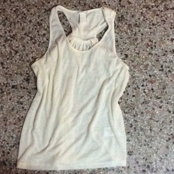 H&M Tank Top cream color cross back S - Picture 8 of 8